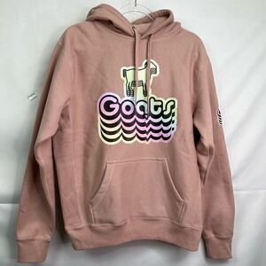 Independent Trading Company Peach Goats hooded sweatshirt